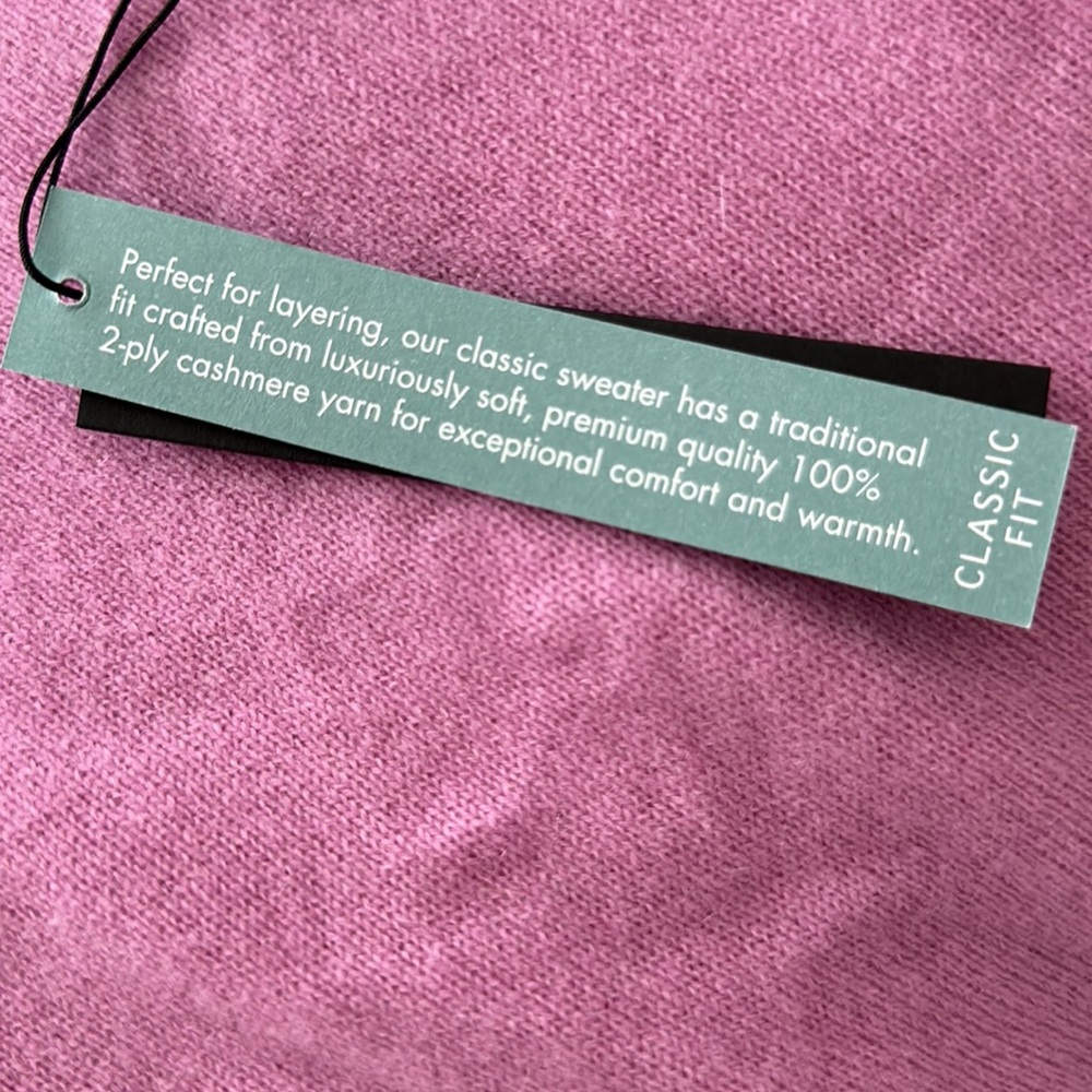 Tahari 100% 2 Ply Cashmere - Classic Fit - Small - Blue - Picture 4 of 4